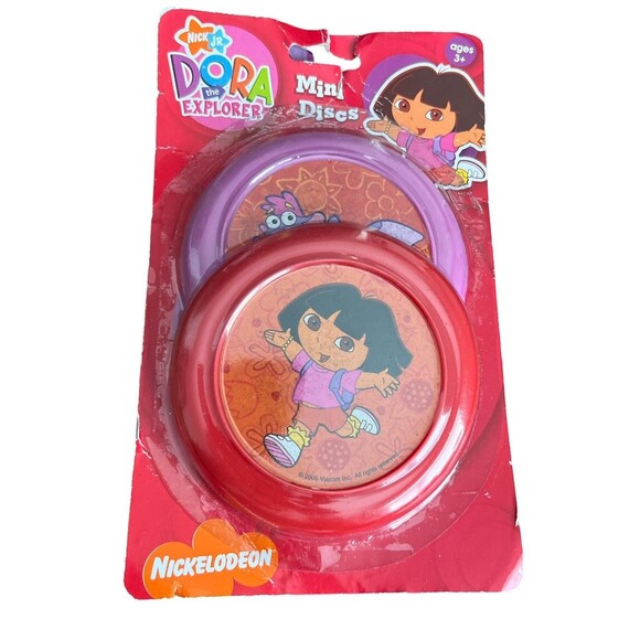 Two Dora The Explorer Nick Jr 2 Mini Discs 2007 5" Damaged Packages - Picture 3 of 4